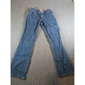 Levis 550 Jeans Women's 8 M Boot Cut Relaxed Dark Wash‎ Stretch Denim 30x34
